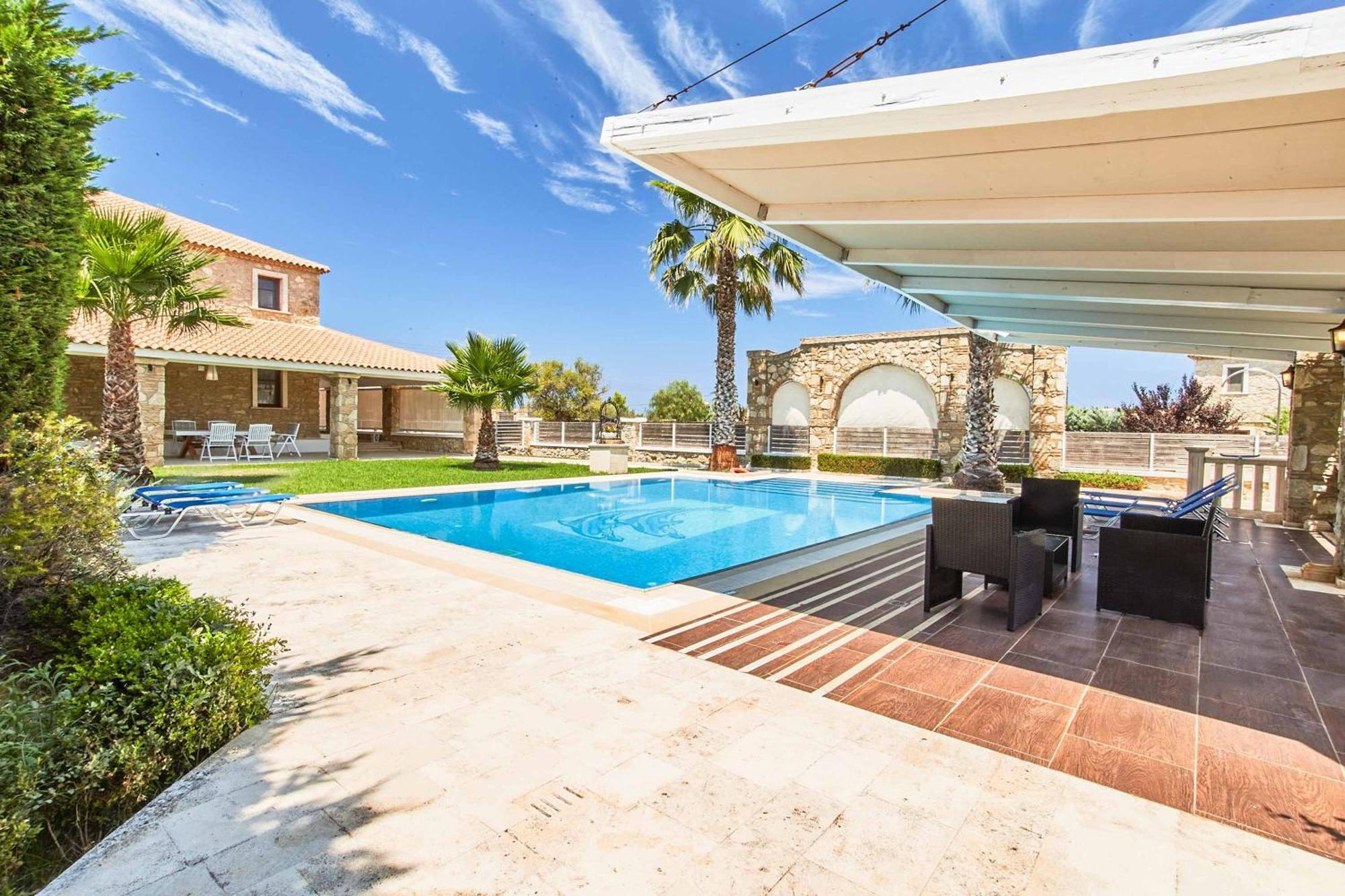 Villa St Dennis Makris Gialos  Ngoại thất bức ảnh