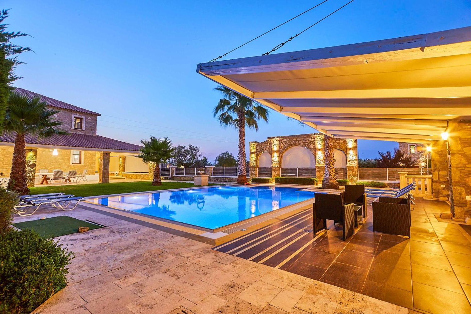 Villa St Dennis Makris Gialos  Ngoại thất bức ảnh