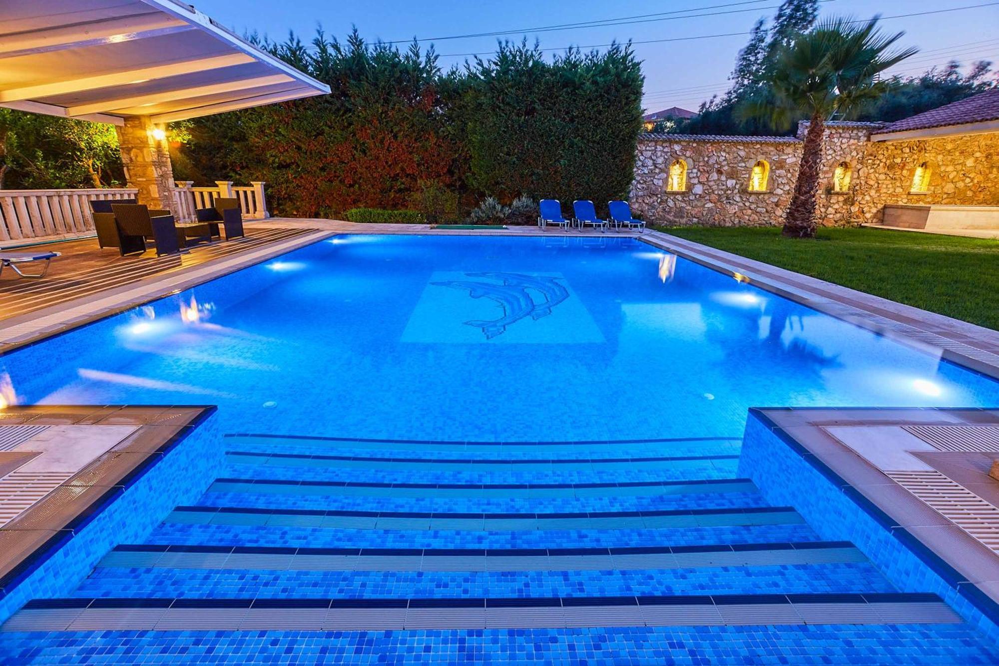 Villa St Dennis Makris Gialos  Ngoại thất bức ảnh